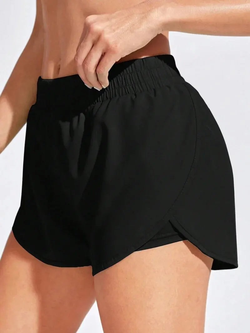 Women's High-Waist Seamless Yoga Shorts