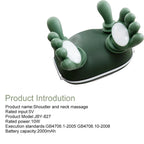 4D Shiatsu Neck & Shoulder Massager — Hands-Free Deep Tissue Relief