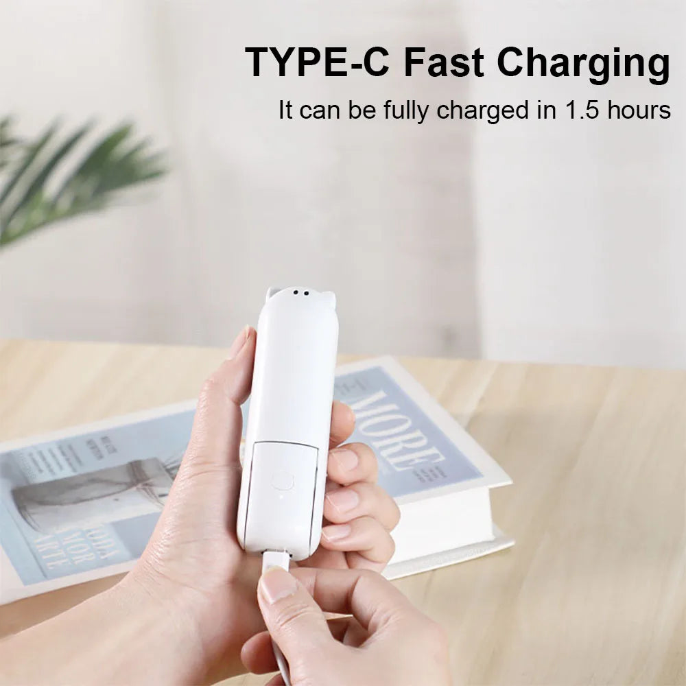 Pocket Fan with Power Bank – USB Rechargeable, Foldable & Ultra-Portable