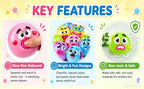 NEW Squishy Dog Face Toy — Slow Rise Stress Relief Squeeze Ball