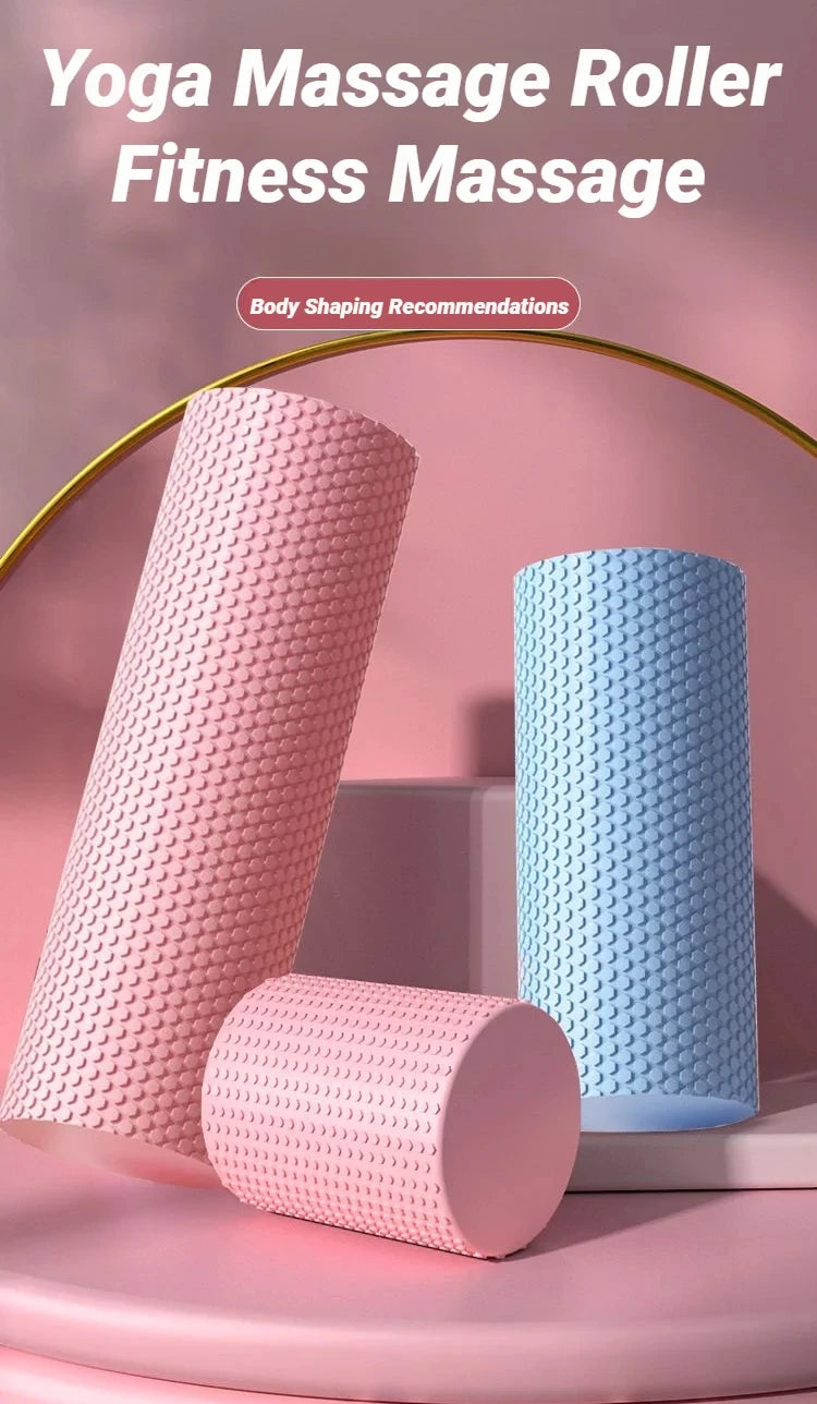 Hexagonal EVA Foam Roller for Pilates & Home Workouts