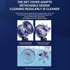 Portable Mini Fan With 5 Speeds