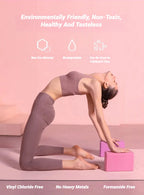 EVA Foam Yoga Blocks – Pilates & Stretching Support Bricks