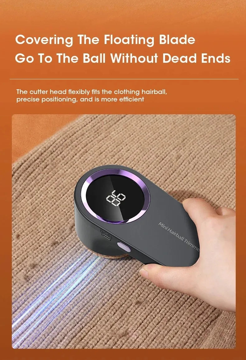 Portable Electric Lint Remover with LED Display