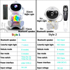 Astronaut Star Projector with Bluetooth Speaker