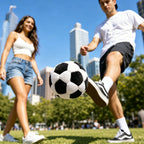 Soccer Footbag Hacky Sack Ball – Soft Fabric, 8cm