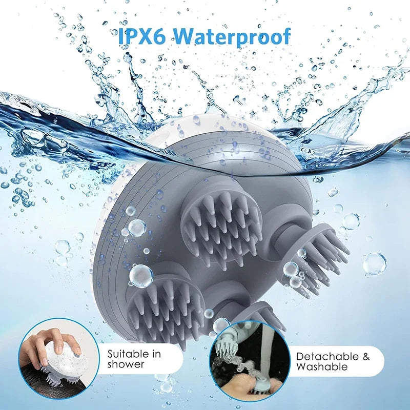 Electric Scalp & Body Massager – Deep Tissue Kneading