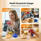 Giant Squishy Dumpling Stress Toy — Soft TPR with Bamboo Steamer