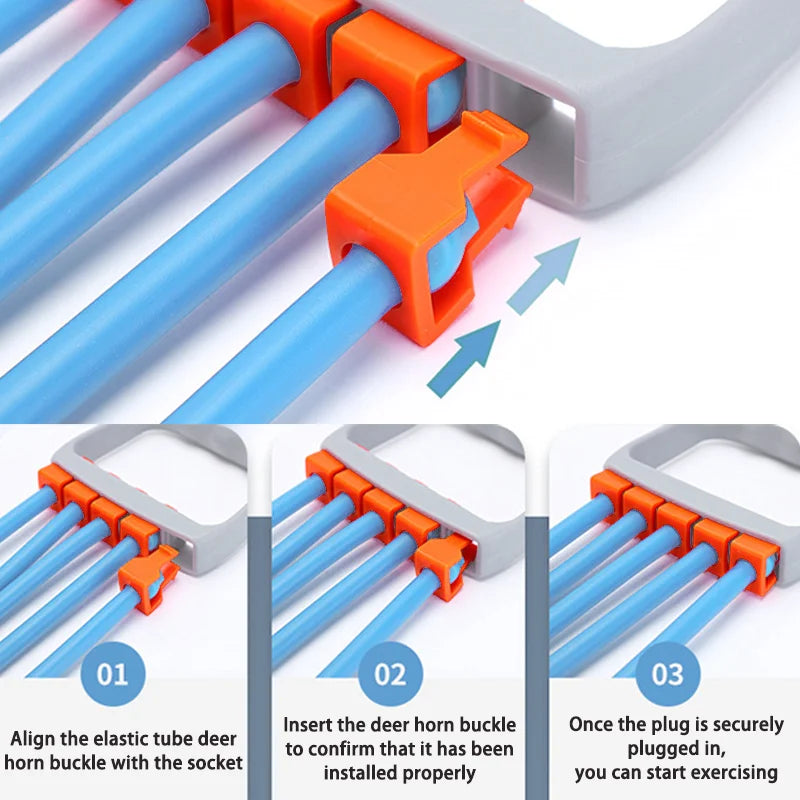 Adjustable Resistance Bands with Grips