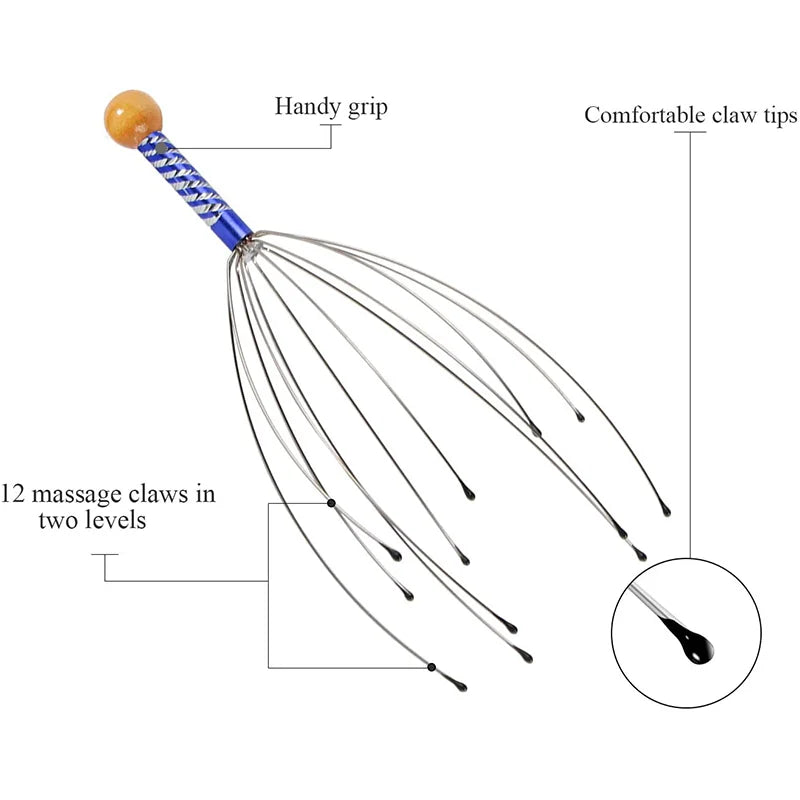 Octopus Scalp Massager & Head Scratcher