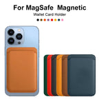 Magsafe Magnetic Leather Wallet Case For iPhone