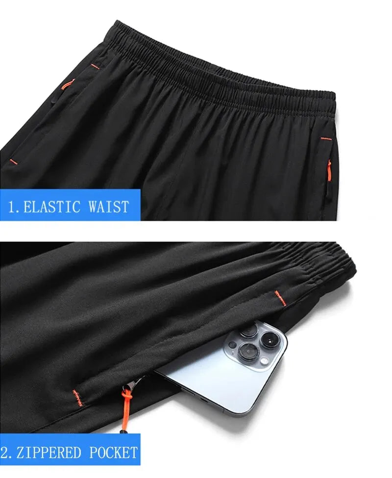 Men's Elastic Waist Sports Shorts