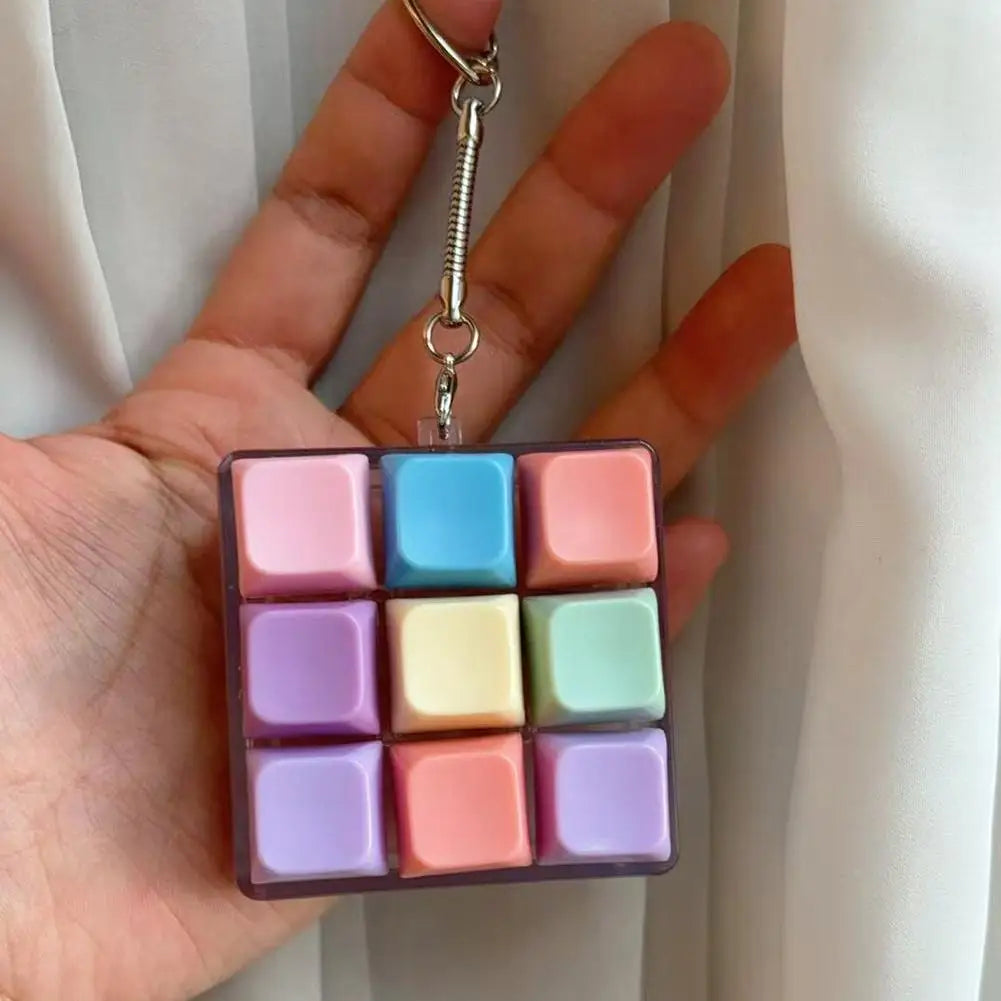Mini Mechanical Keyboard Fidget Toy | Stress Relief Keychain | 1, 4, 5 & 9 Key Styles