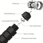 Tangle-Free Jump Rope with Ball Bearing Swivels – Unisex