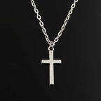 Double-Sided Cross Pendant Necklace