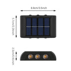 Outdoor Solar LED Wall Light – Waterproof