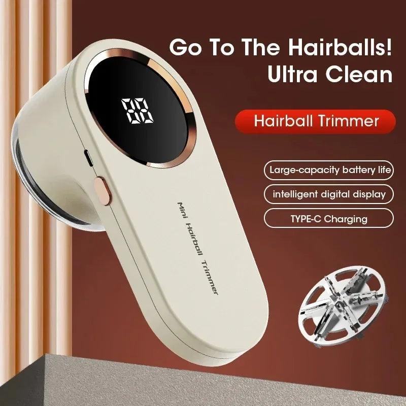 Portable Electric Lint Remover with LED Display