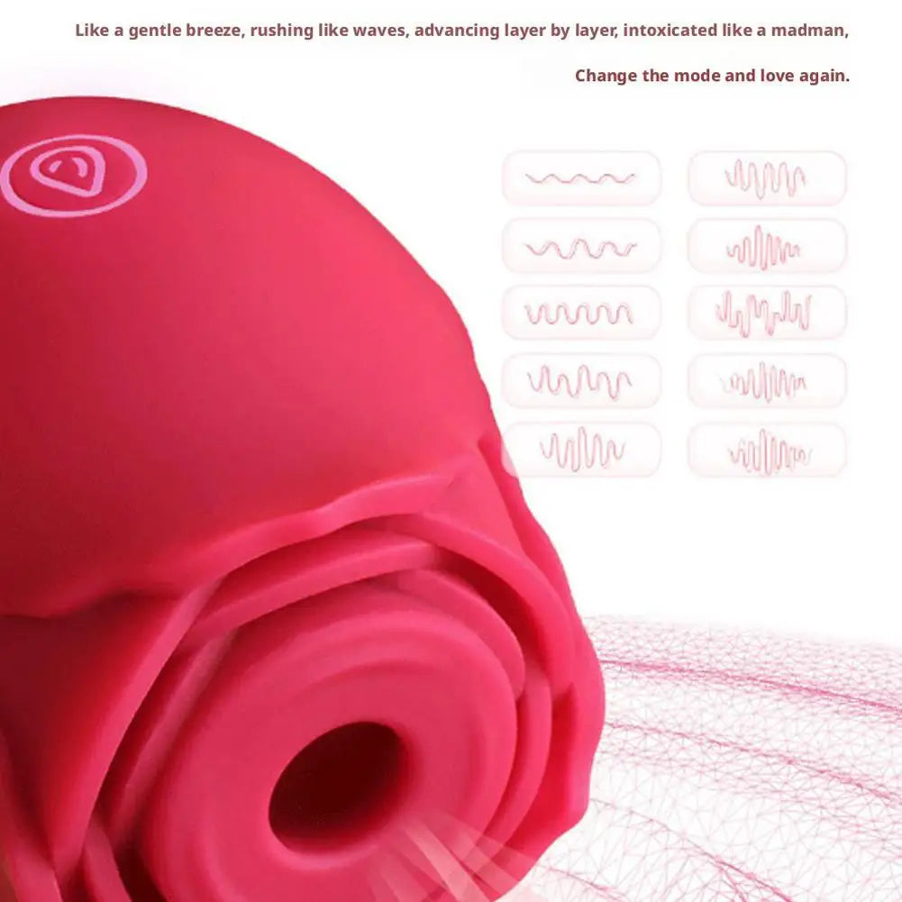 Sucking Vibrator Rose Sex Toy