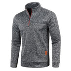 Men's Half-Zip Turtleneck Sweatshirt