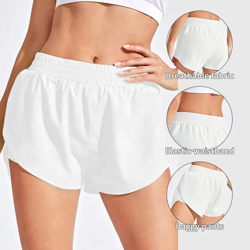 Women's High-Waist Seamless Yoga Shorts