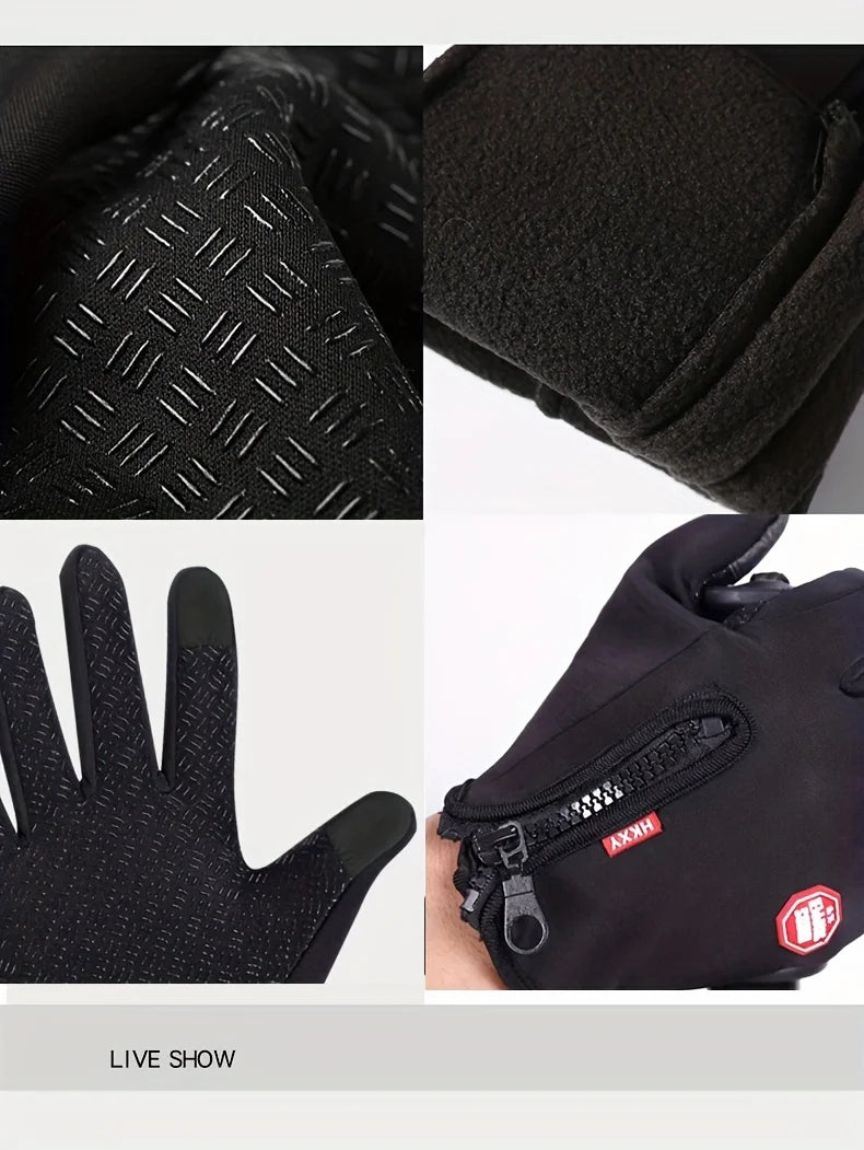 Windproof Touchscreen Winter Gloves