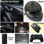 Gloss Black Carbon Fiber Vinyl Wrap