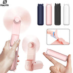 Pocket Fan with Power Bank – USB Rechargeable, Foldable & Ultra-Portable