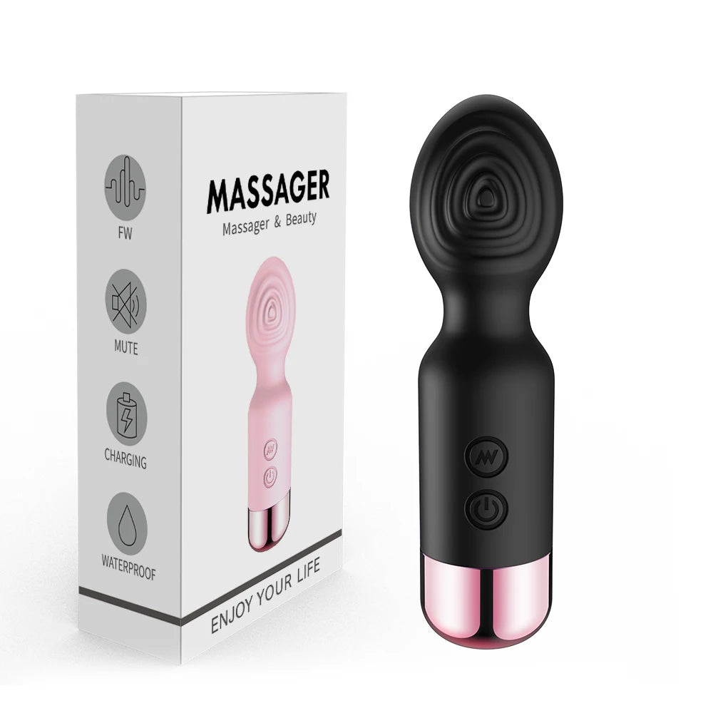 Mini AV Wand Vibrator for Women – G-Spot & Clitoral Stimulator