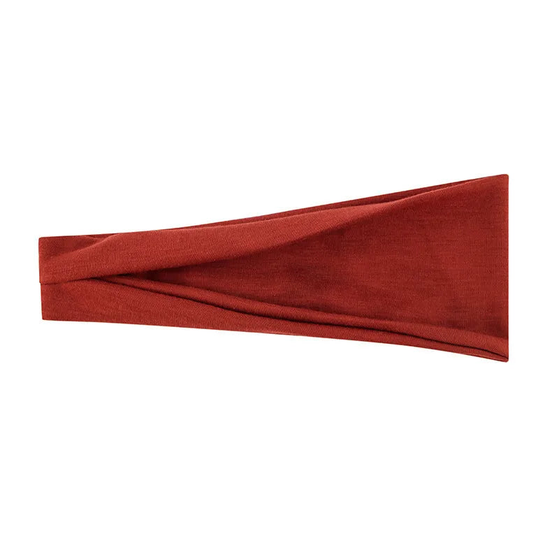 Women's Elastic Turban Headband — Solid Color Hair Wrap for Yoga, Makeup & Everyday Style | 22 Colors