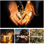 LED Solar String Fairy Lights Outdoor