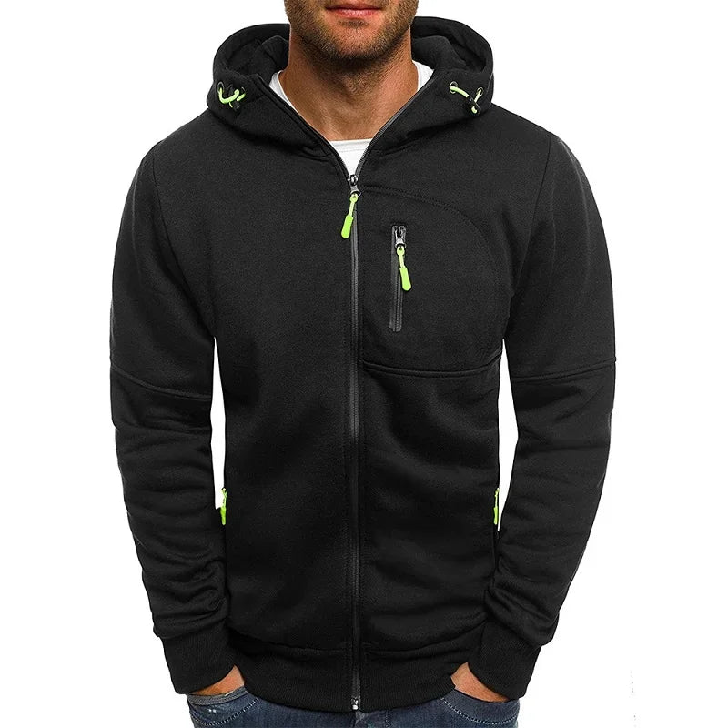 Men's Slim Fit Zip Hoodie