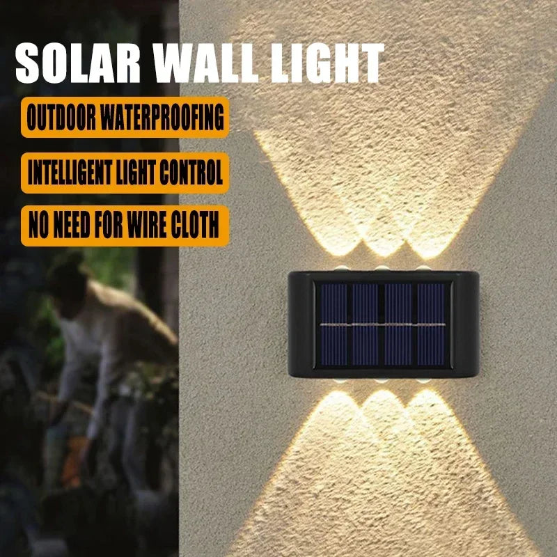 Outdoor Solar LED Wall Light – Waterproof