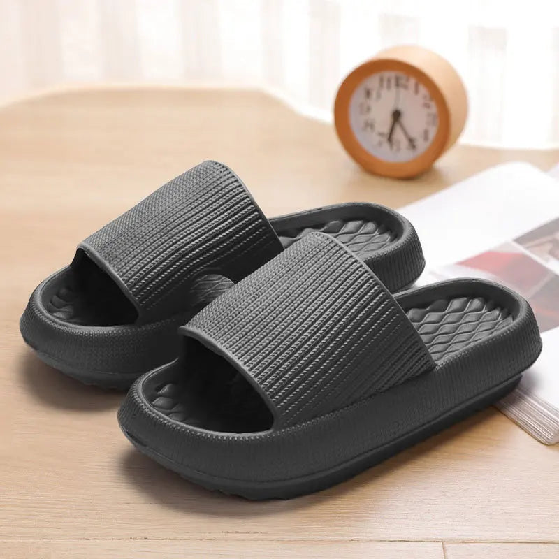 Women's Pillow Cloud Platform Slides — Thick Sole EVA Sandals