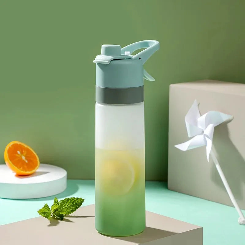 650ml Spray Water Bottle — Cool Mist & Sip, BPA-Free | Gym, Cycling & Outdoor