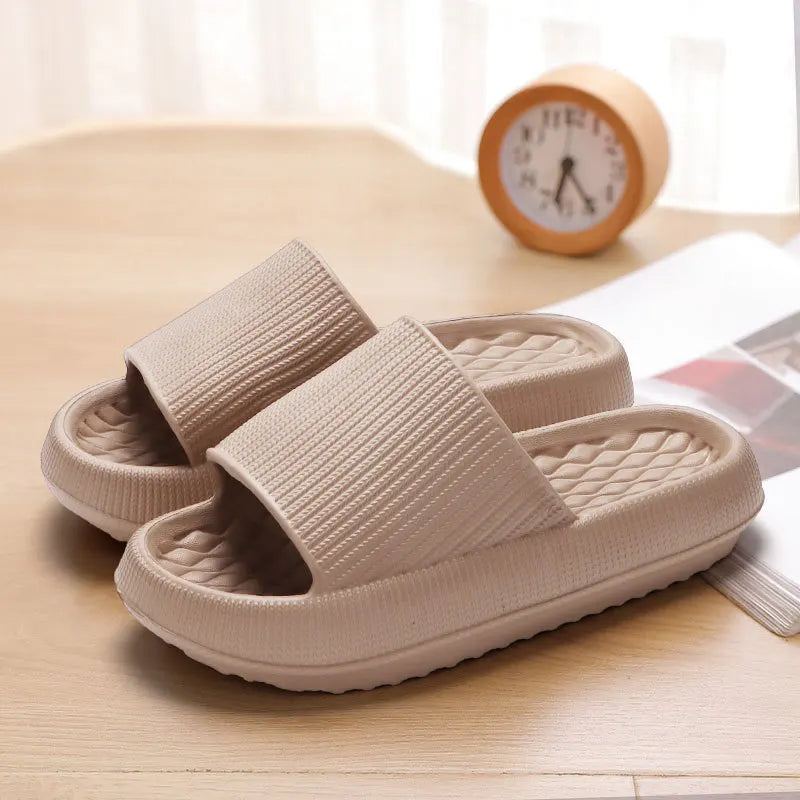 Women's Pillow Cloud Platform Slides — Thick Sole EVA Sandals