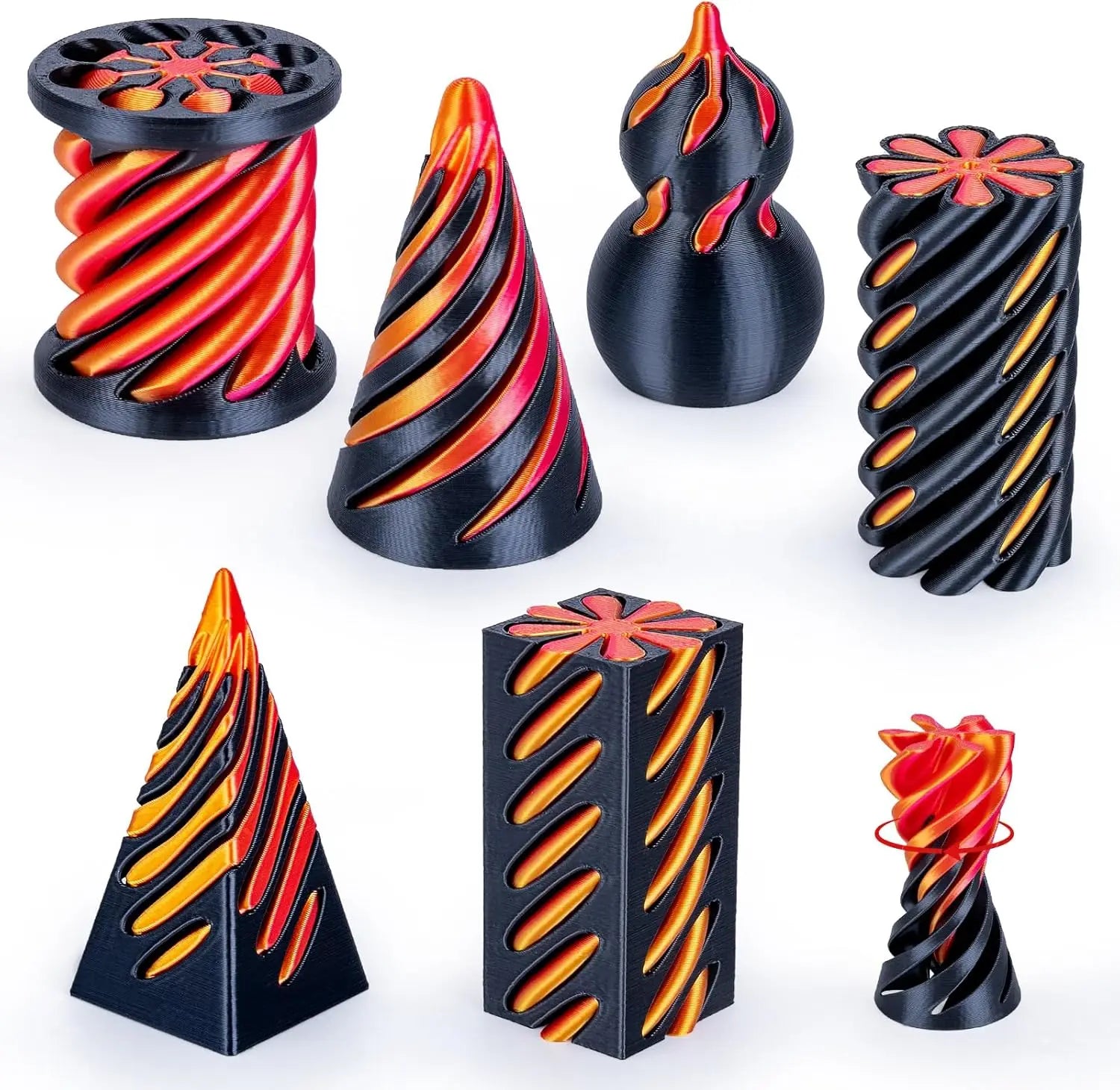 6 Pack Spiral Cone Fidget Toys