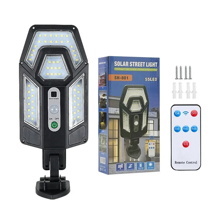 Outdoor Solar LED Wall Light – Waterproof