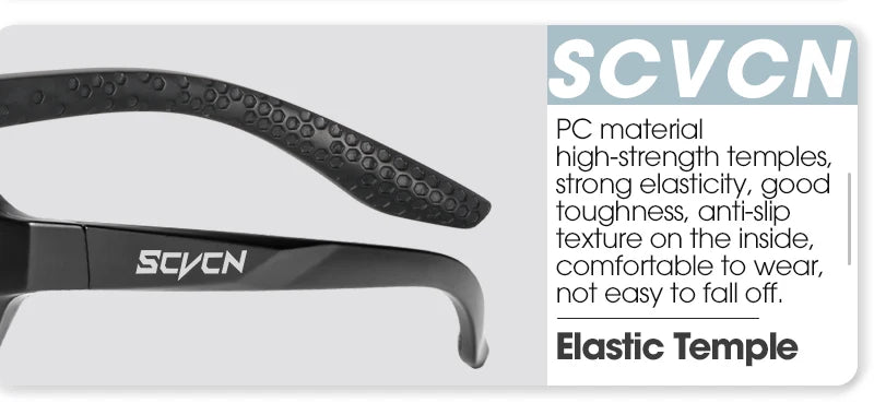 Photochromic Cycling Sunglasses — UV400 Protection, TR-90 Frame, Unisex Sports Eyewear