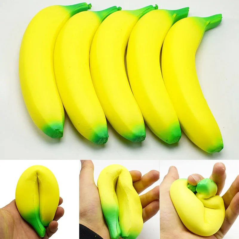 Jumbo Squishy Banana Slow-Rise Toy
