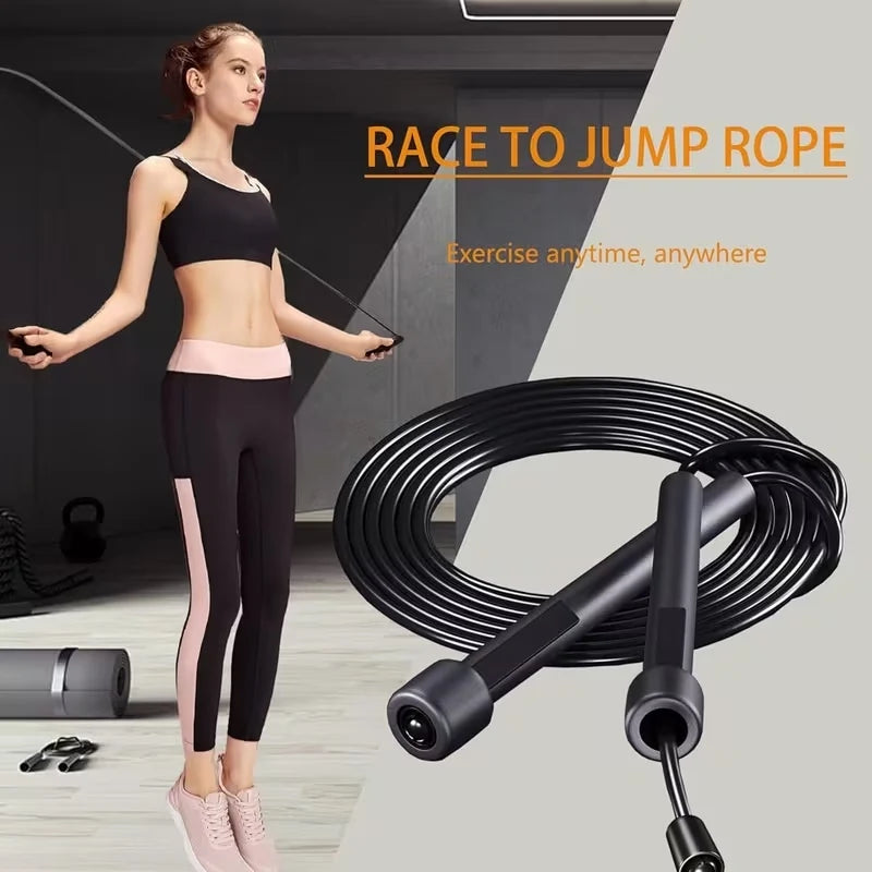 PVC Speed Jump Rope – Adjustable Fitness Skipping Rope