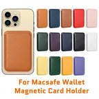 Magsafe Magnetic Leather Wallet Case For iPhone