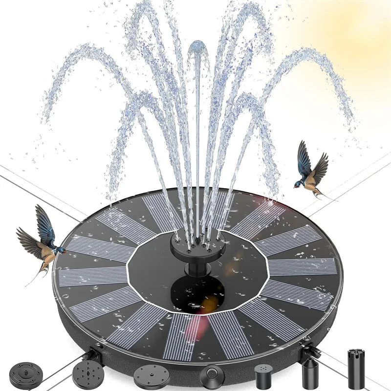 Solar Powered Floating Fountain Pump