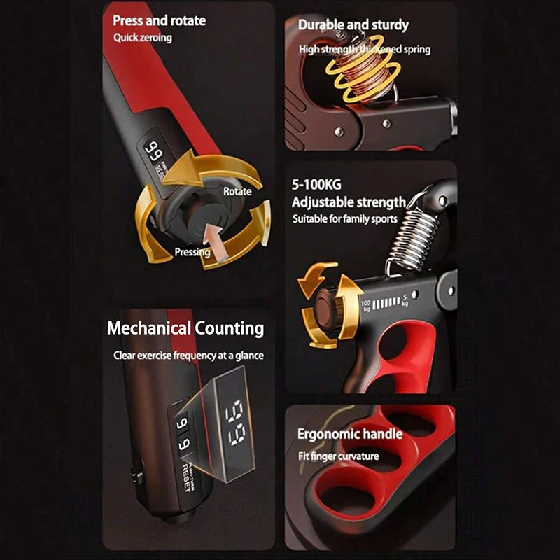 Adjustable Wrist & Grip Strength Expander