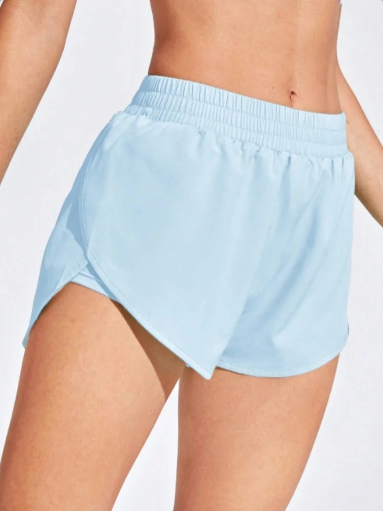 Women's High-Waist Seamless Yoga Shorts
