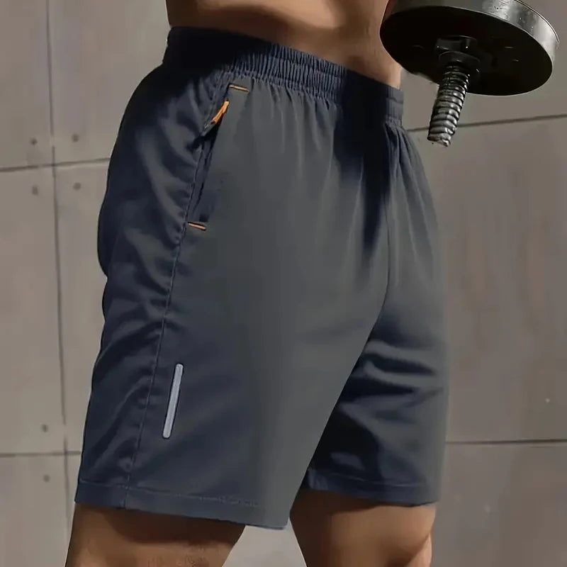 Men's Elastic Waist Sports Shorts