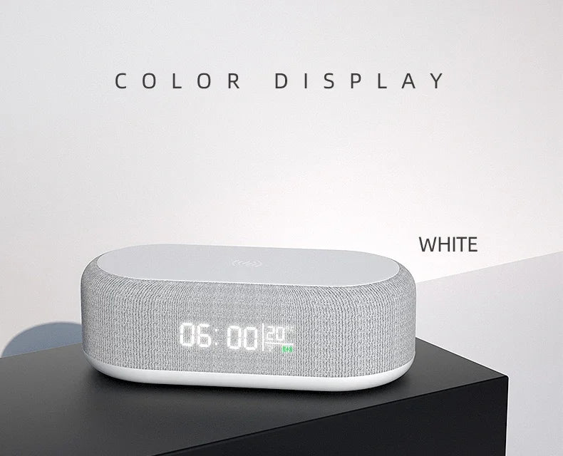 5-in-1 Wireless Charging Alarm Clock