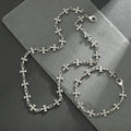 Punk Chain with Cross Necklace