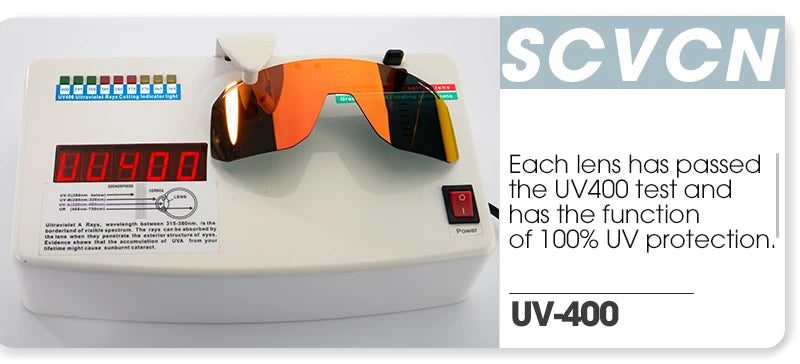 Photochromic Cycling Sunglasses — UV400 Protection, TR-90 Frame, Unisex Sports Eyewear