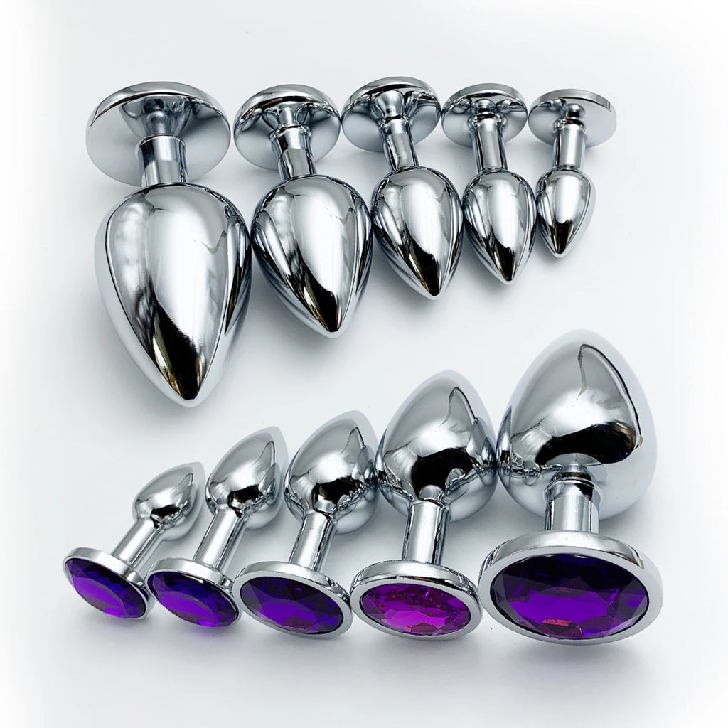 Metal Butt Plug Set – 5 Sizes