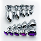 Metal Butt Plug Set – 5 Sizes